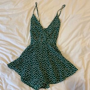 Nasty gal green romper